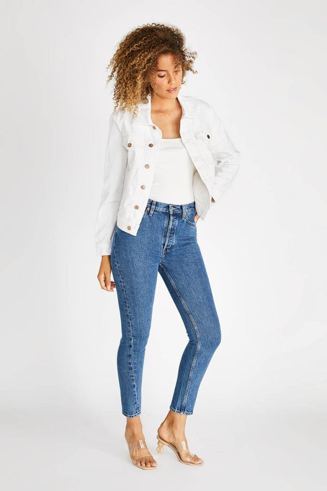 Alex High Rise Skinny With Twist Seam - Sequoia