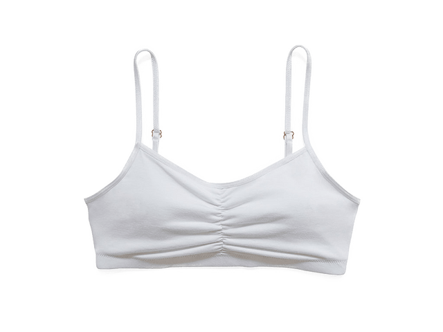 Astrid Jersey Bralette in White