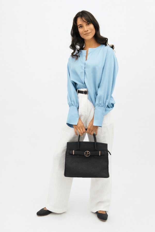 Cap Ferret Shirt in Sommerhus - Veneka-Sustainable-Ethical-Tops-1 People Drop Ship