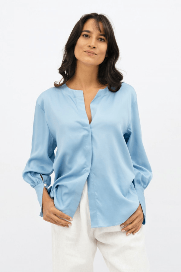 Cap Ferret Shirt in Sommerhus - Veneka-Sustainable-Ethical-Tops-1 People Drop Ship