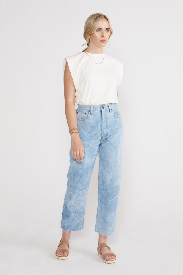 Carine Straight Crop - Desert Cliff - Veneka-Sustainable-Ethical-Bottoms-Etica Denim Drop Ship