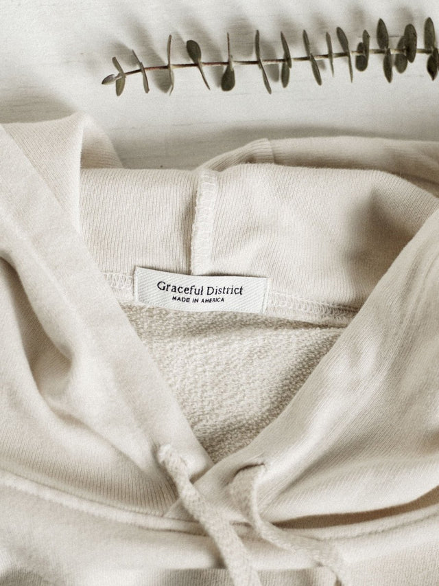 Chateau Hoodie in Natural - Veneka-Sustainable-Ethical-Tops-Graceful District Drop Ship