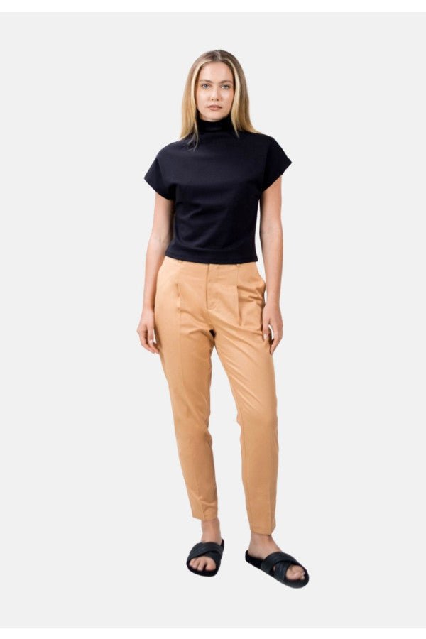 Dublin DUB Cosy Top in Black Sand - Veneka-Sustainable-Ethical-Tops-1 People Drop Ship