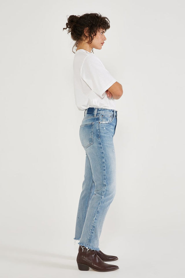 Finn Slim Straight in Still Water - Veneka-Sustainable-Ethical-Bottoms-Etica Denim Drop Ship