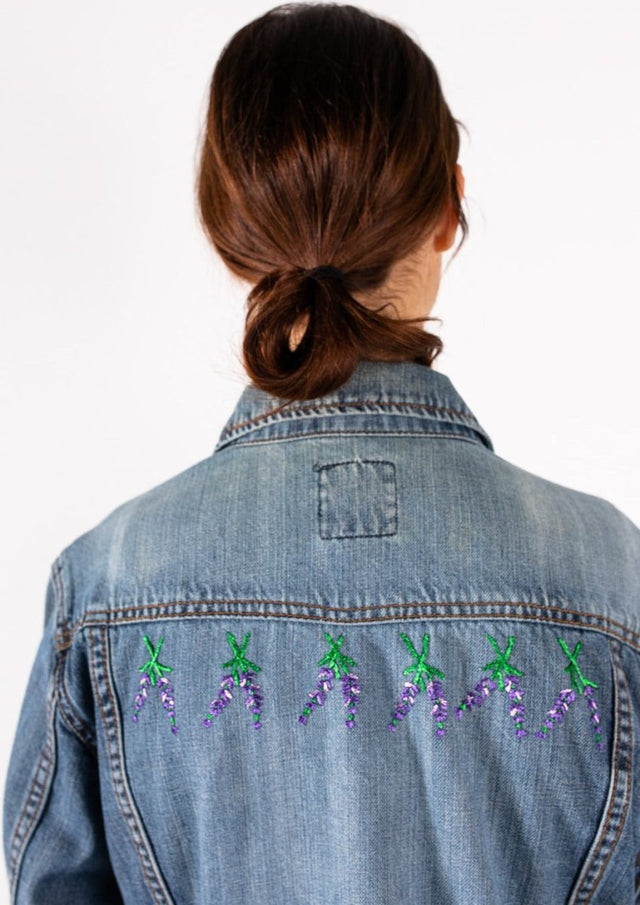 Lavender Cuts Jacket "Prism Collection" - Veneka-Sustainable-Ethical-Jackets-Montie and Joie Drop Ship