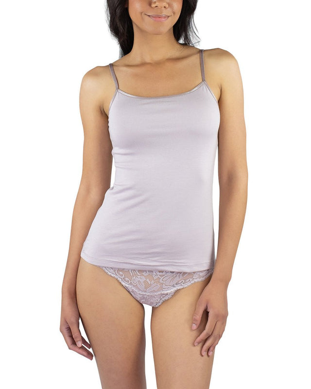Maia Sustainable Jersey Camisole in Mauve - Veneka-Sustainable-Ethical-Tops-Everviolet Drop Ship