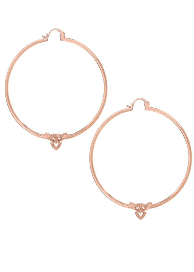 Minimalist Hoops in Rose Gold - Veneka-Sustainable-Ethical-Jewelry-Astor & Orion Drop Ship