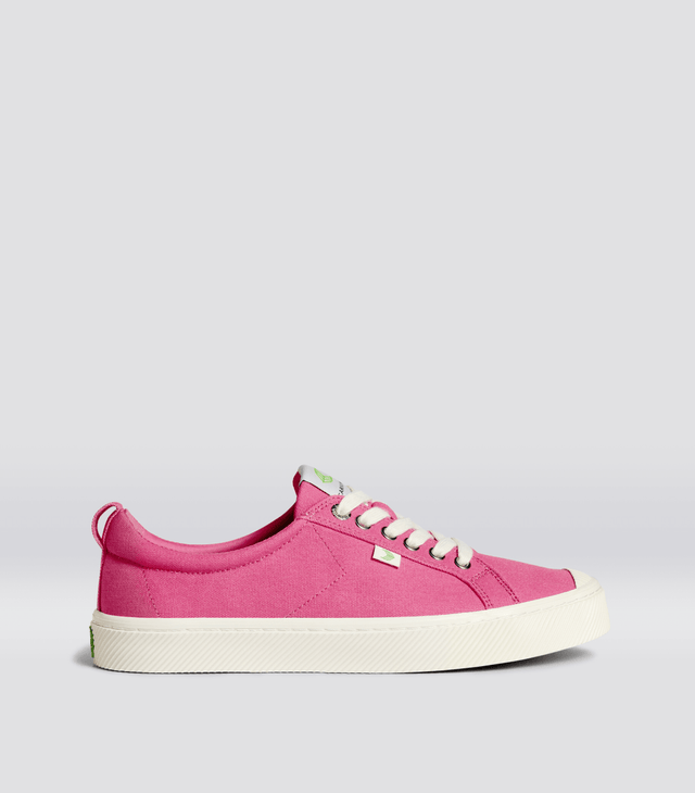 OCA Low Pink Lemonade Canvas Sneaker Women - Veneka-Sustainable-Ethical-Footwear-Cariuma Drop Ship