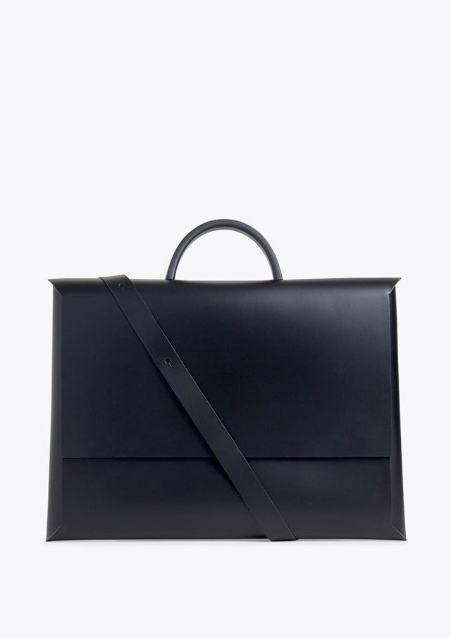 Origami Portfolio in Black - Veneka-Sustainable-Ethical-Bag-HEMINCUFF Drop Ship