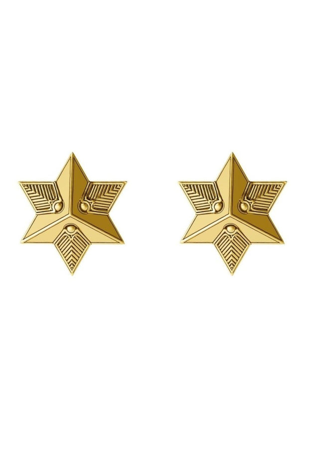 Star Stud Earrings in 18k Gold - Veneka-Sustainable-Ethical-Jewelry-Astor & Orion Drop Ship