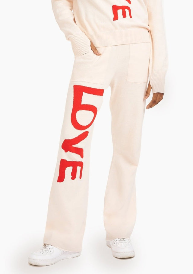 YesAnd x HAH Sweater Knit Pant in Natural - Veneka-Sustainable-Ethical-Tops-YesAnd Drop Ship