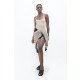 1 People Biarritz BIQ - Sarong - Mix Sand & Oyster Black