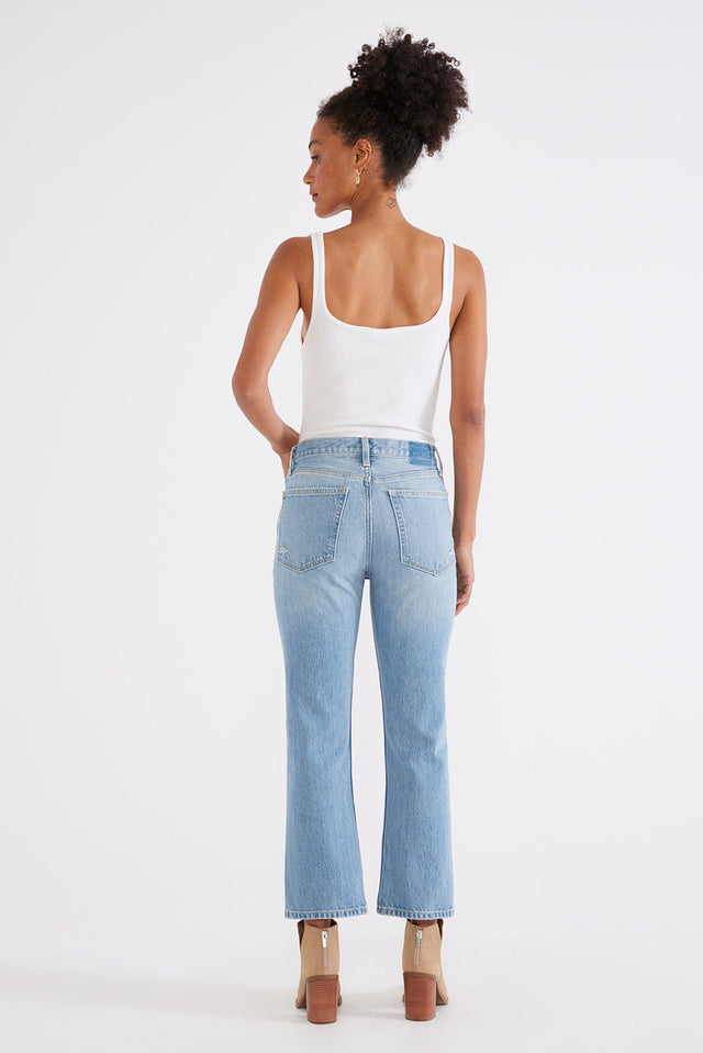 Josie High Rise Crop - Rip Current