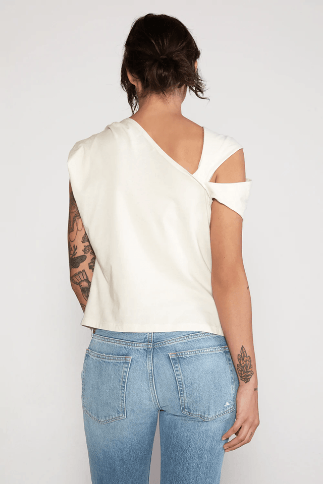 Addisan Knot Top in Ecru