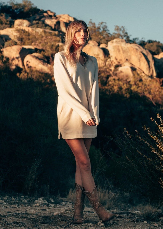 Adeline Dress in Natural