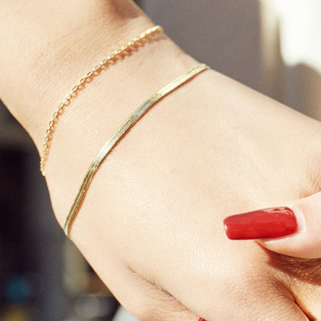 Ana Herringbone Bracelet
