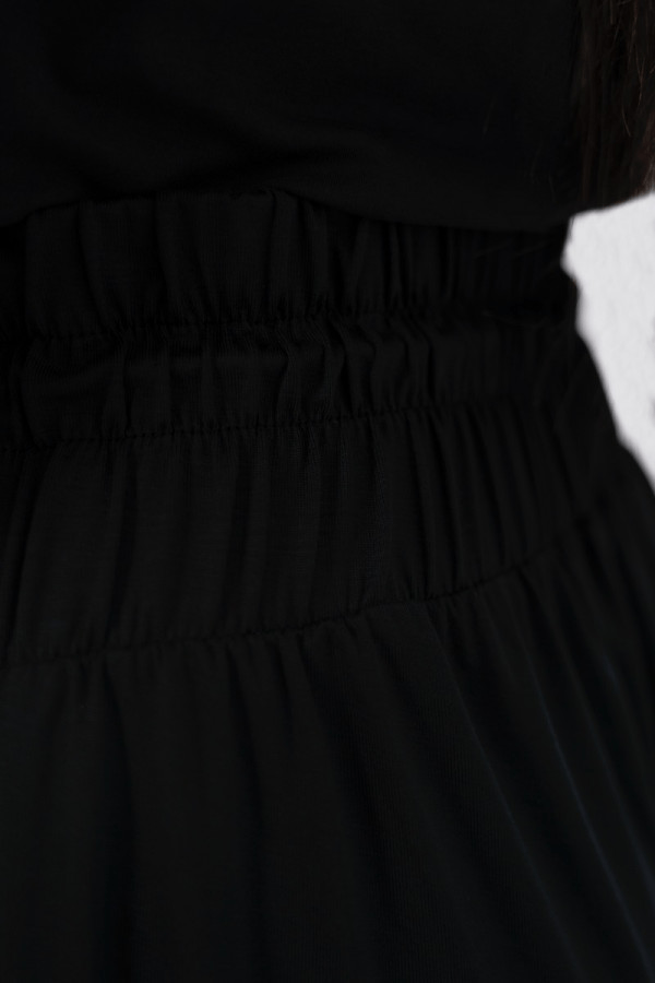 Ankara ESB Palazzo Jogger in Black Sand