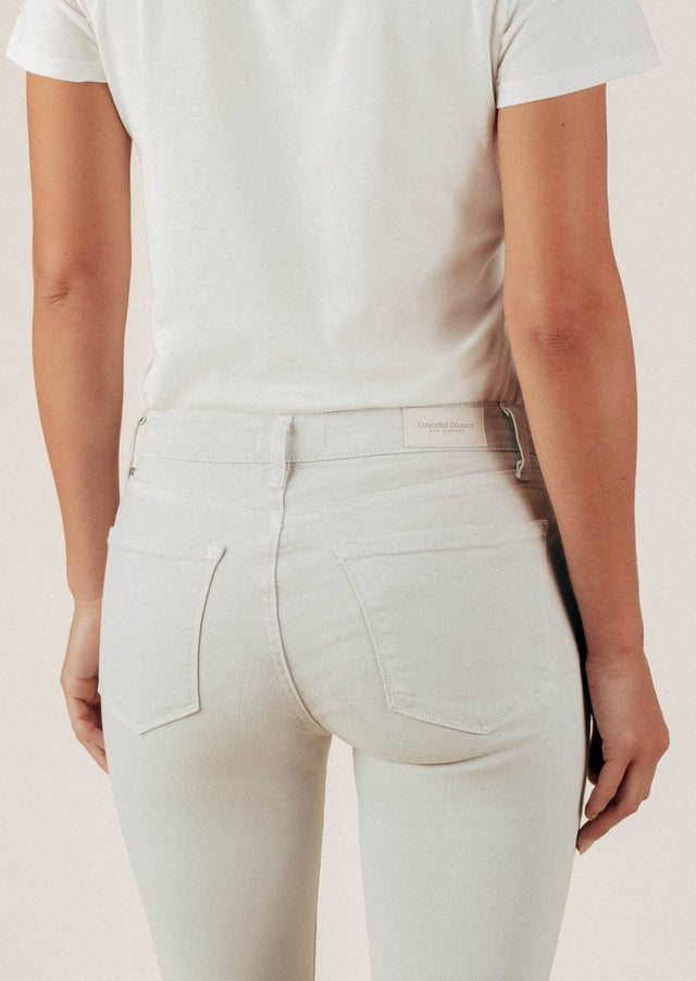 Annie 4-Pocket Pant in Ice Gray