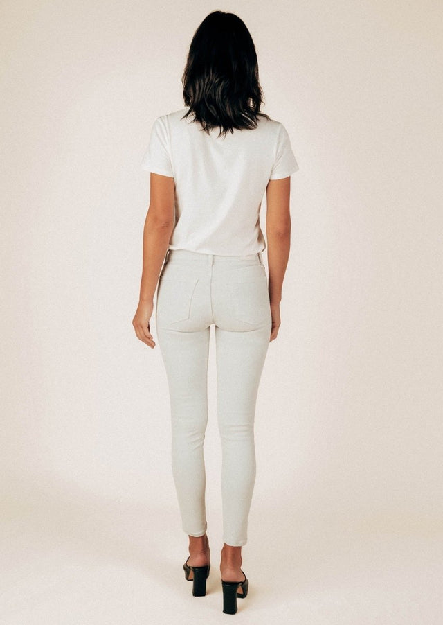 Annie 4-Pocket Pant in Ice Gray