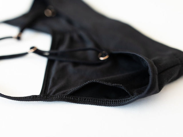 Astrid Jersey Bralette in Black