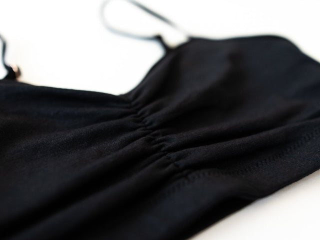 Astrid Jersey Bralette in Black