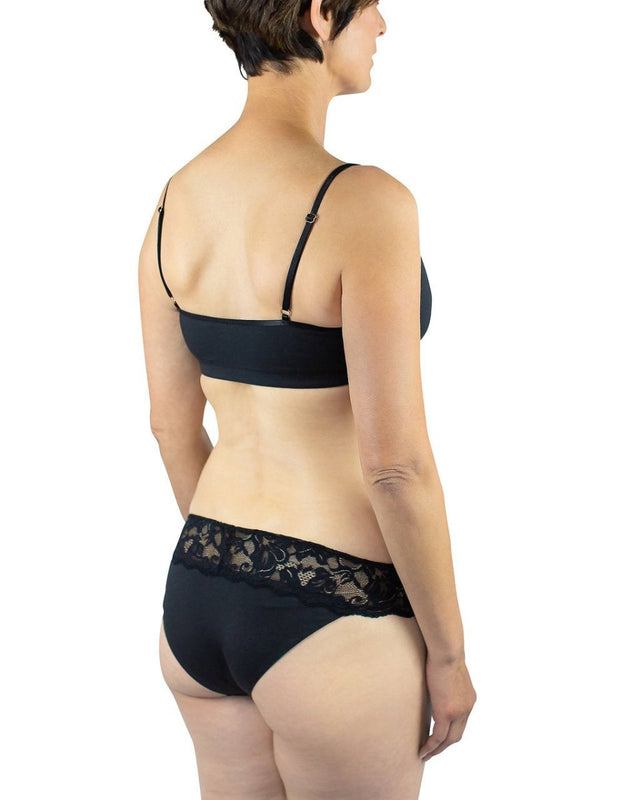 Astrid Jersey Bralette in Black