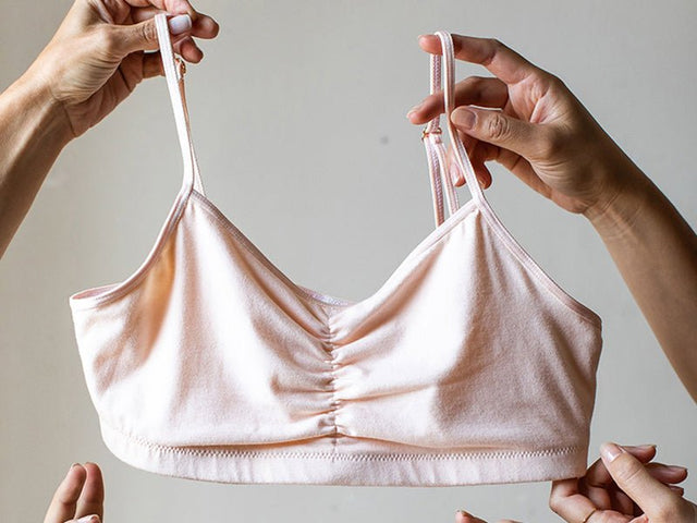 Astrid Jersey Bralette in Blush