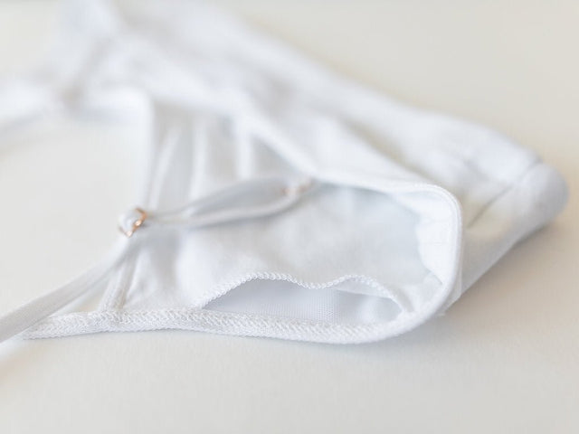 Astrid Jersey Bralette in White