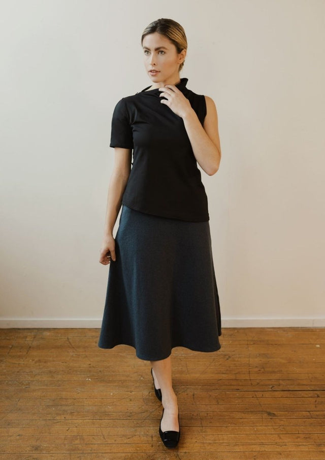 Ava Convertible Top in Black - Veneka-Sustainable-Ethical-Tops-Sonderlier Drop Ship