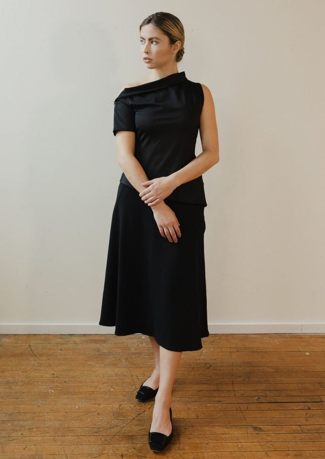 Ava Convertible Top in Black - Veneka-Sustainable-Ethical-Tops-Sonderlier Drop Ship