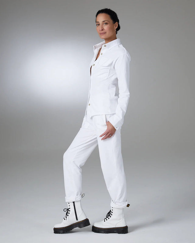 Ava Jacket in Pearl - Veneka-Sustainable-Ethical-Jackets-YesAnd Drop Ship
