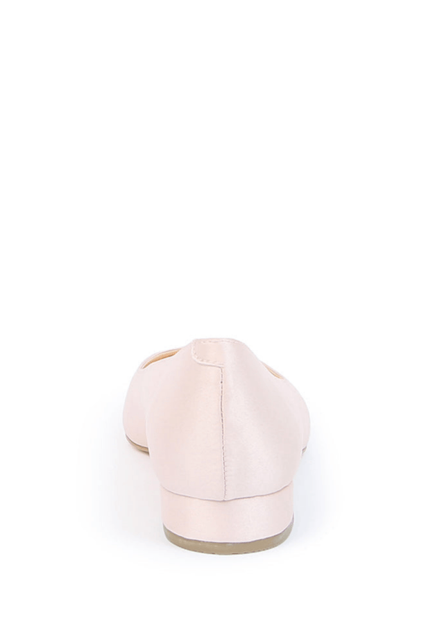 Ballet Flat Base in Rose Satin - Veneka-Sustainable-Ethical-Other-Alterre Drop Ship