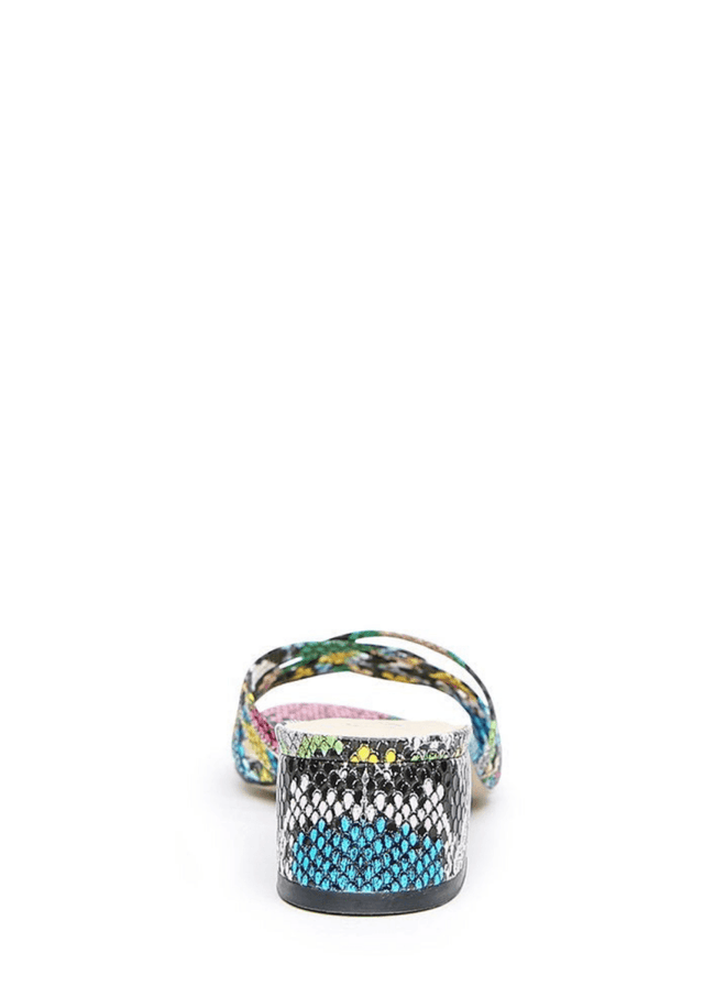 Bell Sandal Base in Acid Snake - Veneka-Sustainable-Ethical-Other-Alterre Drop Ship