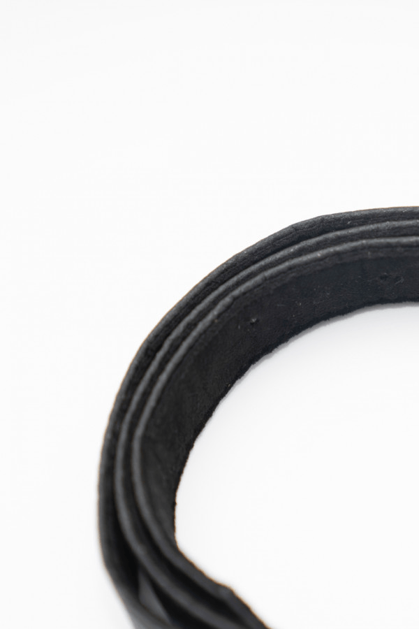 Berlin SXF Thin Belt in Charcoal - Veneka-Sustainable-Ethical-Other-1 People Drop Ship