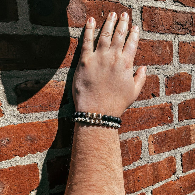 Black Onyx Bead Bracelet - Veneka-Sustainable-Ethical-Bracelets-Nunchi Drop Ship