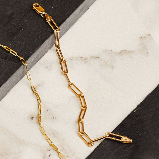 Bold Paperclip Chain Bracelet - Veneka-Sustainable-Ethical-Bracelets-Nunchi Drop Ship