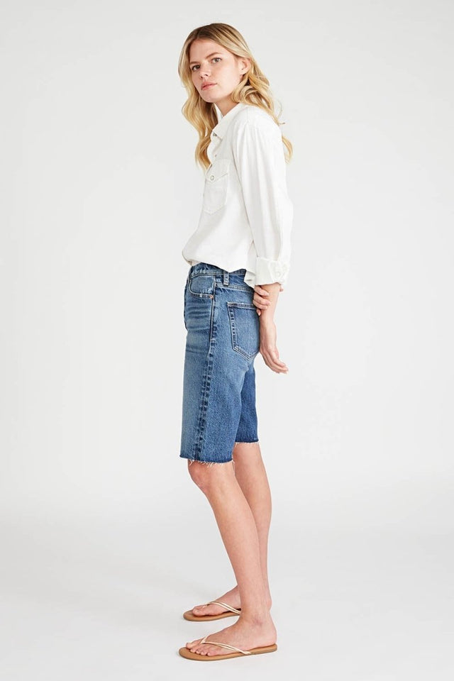 Brandy Long Short in Hot Springs - Veneka-Sustainable-Ethical-Bottoms-Etica Denim Drop Ship