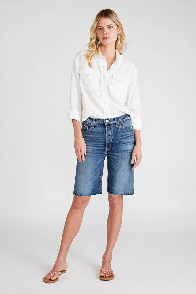 Brandy Long Short in Hot Springs - Veneka-Sustainable-Ethical-Bottoms-Etica Denim Drop Ship