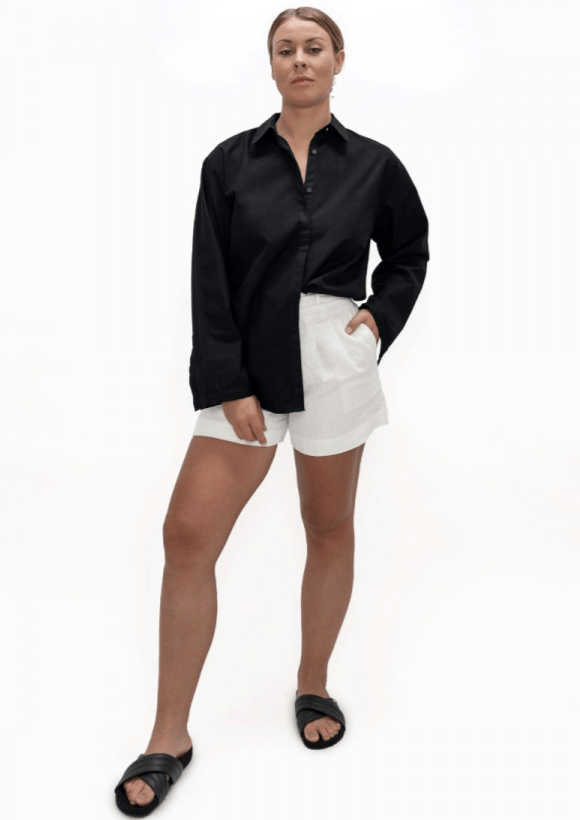 Budapest BUD Wide Fit Shirt in Eclipse - Veneka-Sustainable-Ethical-Tops-1 People Drop Ship