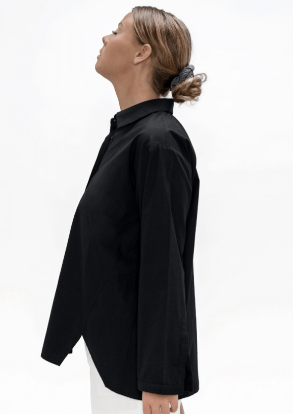 Budapest BUD Wide Fit Shirt in Eclipse - Veneka-Sustainable-Ethical-Tops-1 People Drop Ship