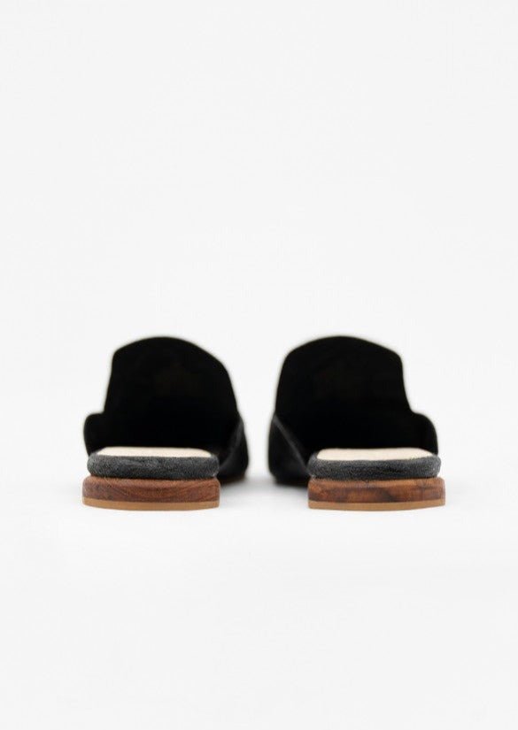 Cairo CAI Mules in Charcoal - Veneka-Sustainable-Ethical-Other-1 People Drop Ship