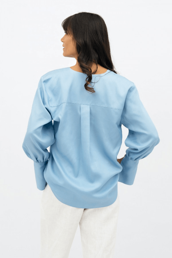 Cap Ferret Shirt in Sommerhus - Veneka-Sustainable-Ethical-Tops-1 People Drop Ship