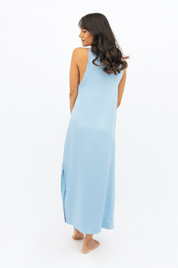 Capri PRJ Maxi Dress in Sommerhus - Veneka-Sustainable-Ethical-Dresses-1 People Drop Ship