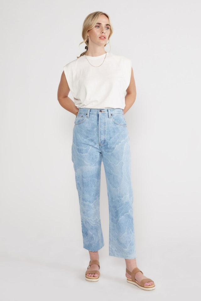 Carine Straight Crop - Desert Cliff - Veneka-Sustainable-Ethical-Bottoms-Etica Denim Drop Ship