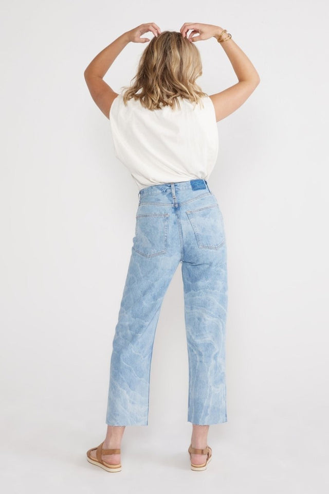 Carine Straight Crop - Desert Cliff - Veneka-Sustainable-Ethical-Bottoms-Etica Denim Drop Ship
