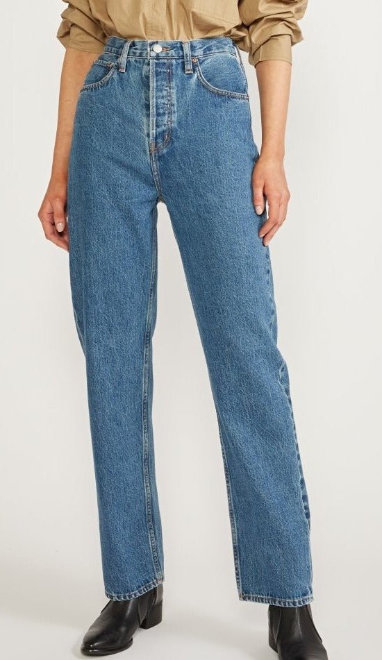 Carine True Straight in Topaz Lake - Veneka-Sustainable-Ethical-Bottoms-Etica Denim Drop Ship