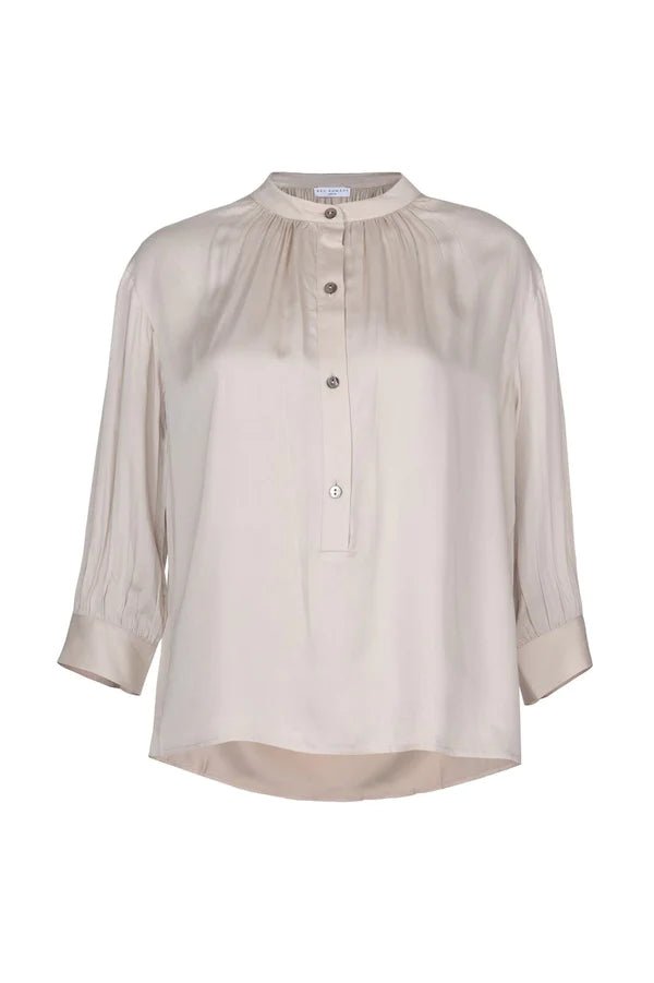 Celia Blouse in Champagne - Veneka-Sustainable-Ethical-Tops-Neu Nomads Drop Ship