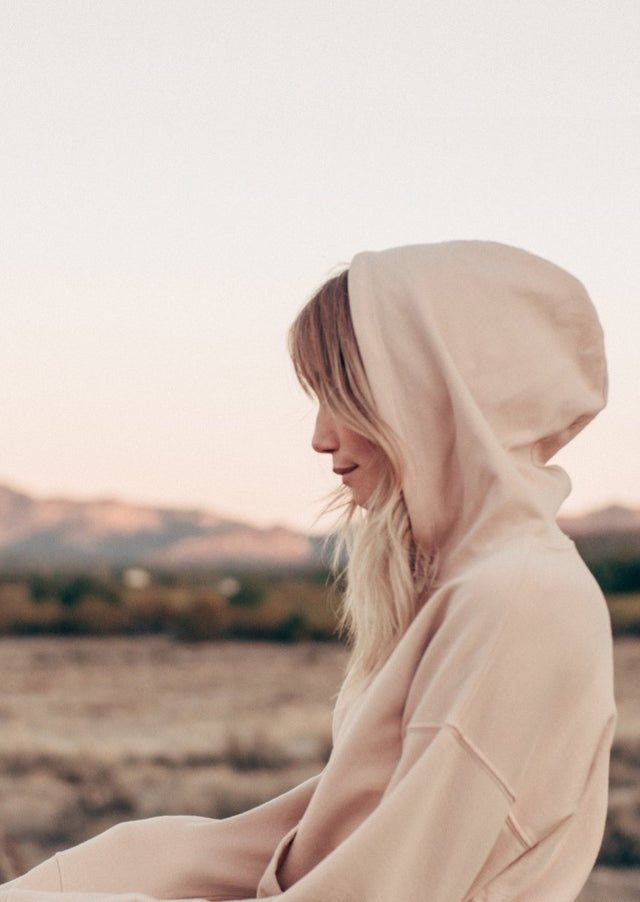 Chateau Hoodie in Almond - Veneka-Sustainable-Ethical-Tops-Graceful District Drop Ship