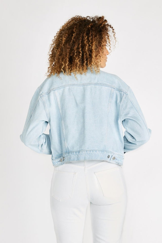 Chelsey Denim Jacket - Mojave River - Veneka-Sustainable-Ethical-Jackets-Etica Denim Drop Ship