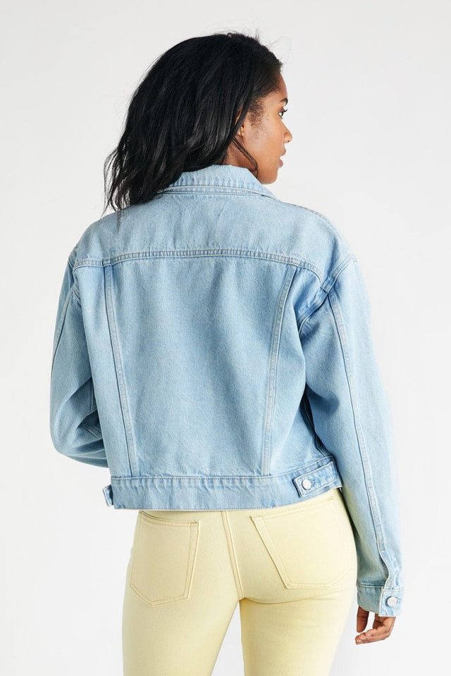 Chelsey Denim Jacket - Mojave River - Veneka-Sustainable-Ethical-Jackets-Etica Denim Drop Ship